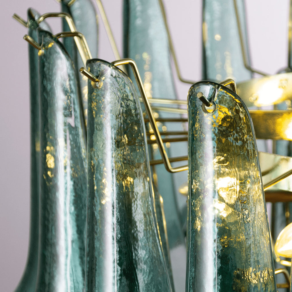 Manorcove Murano Petal Chandelier