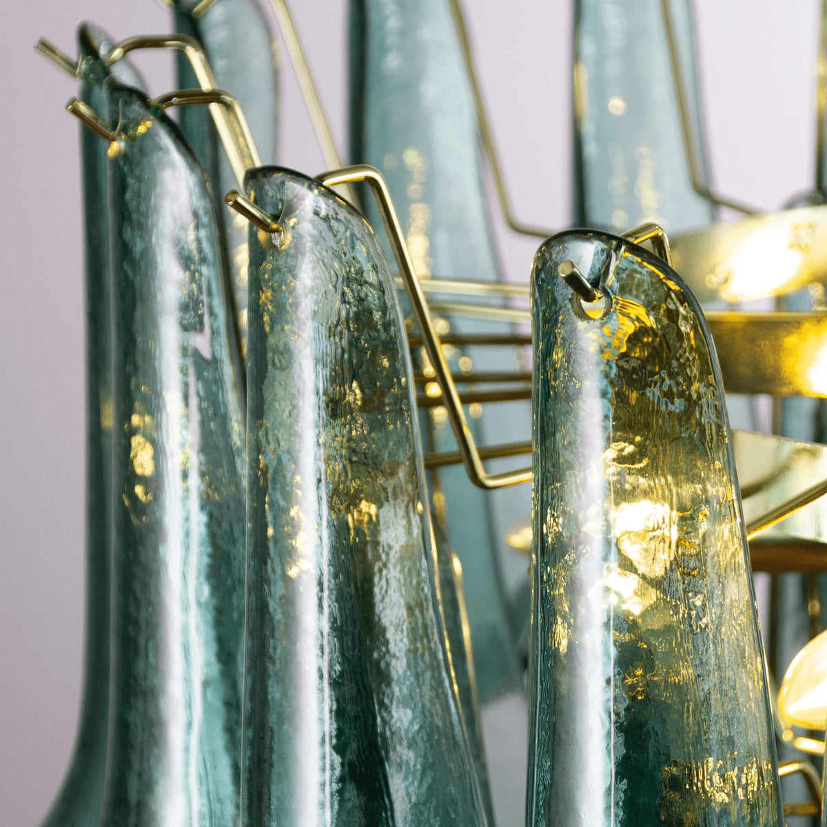 Manorcove Murano Petal Chandelier