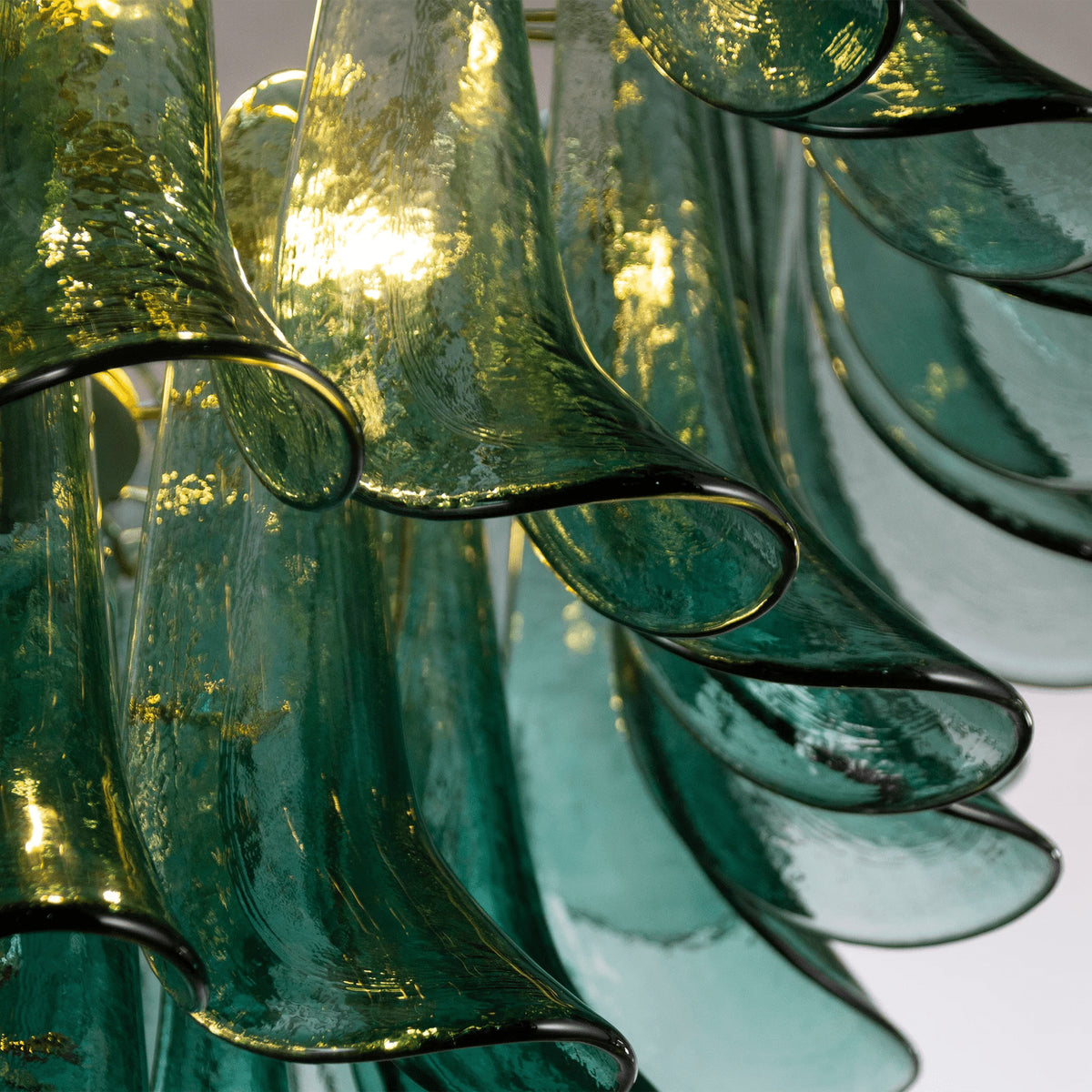 Manorcove Murano Petal Chandelier