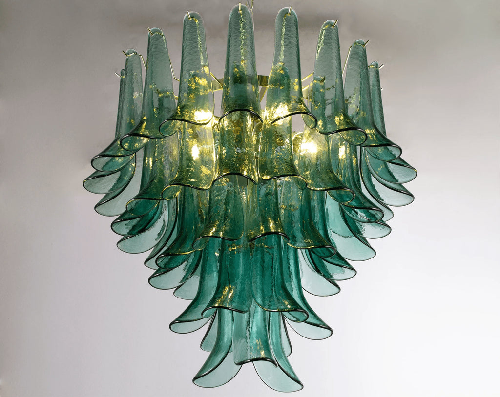 Manorcove Murano Petal Chandelier