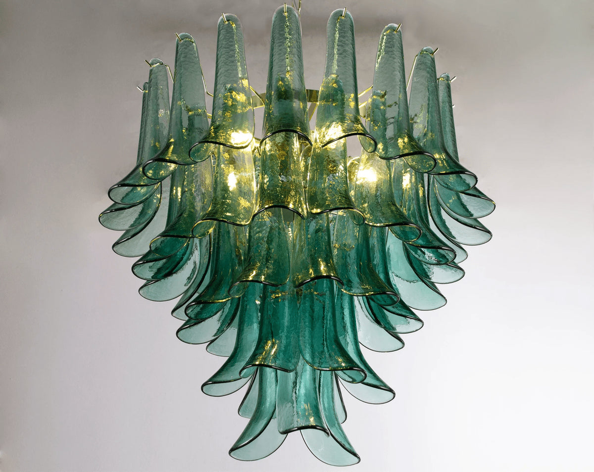 Manorcove Murano Petal Chandelier