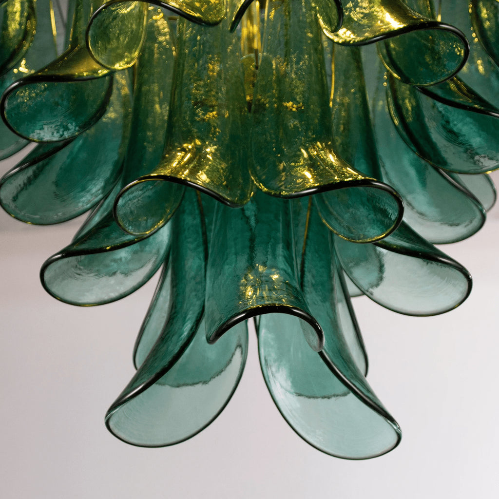Manorcove Murano Petal Chandelier