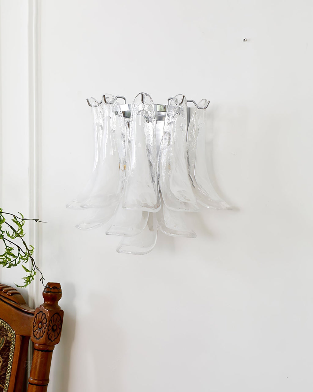 Manorcove Murano Petal Wall Sconce
