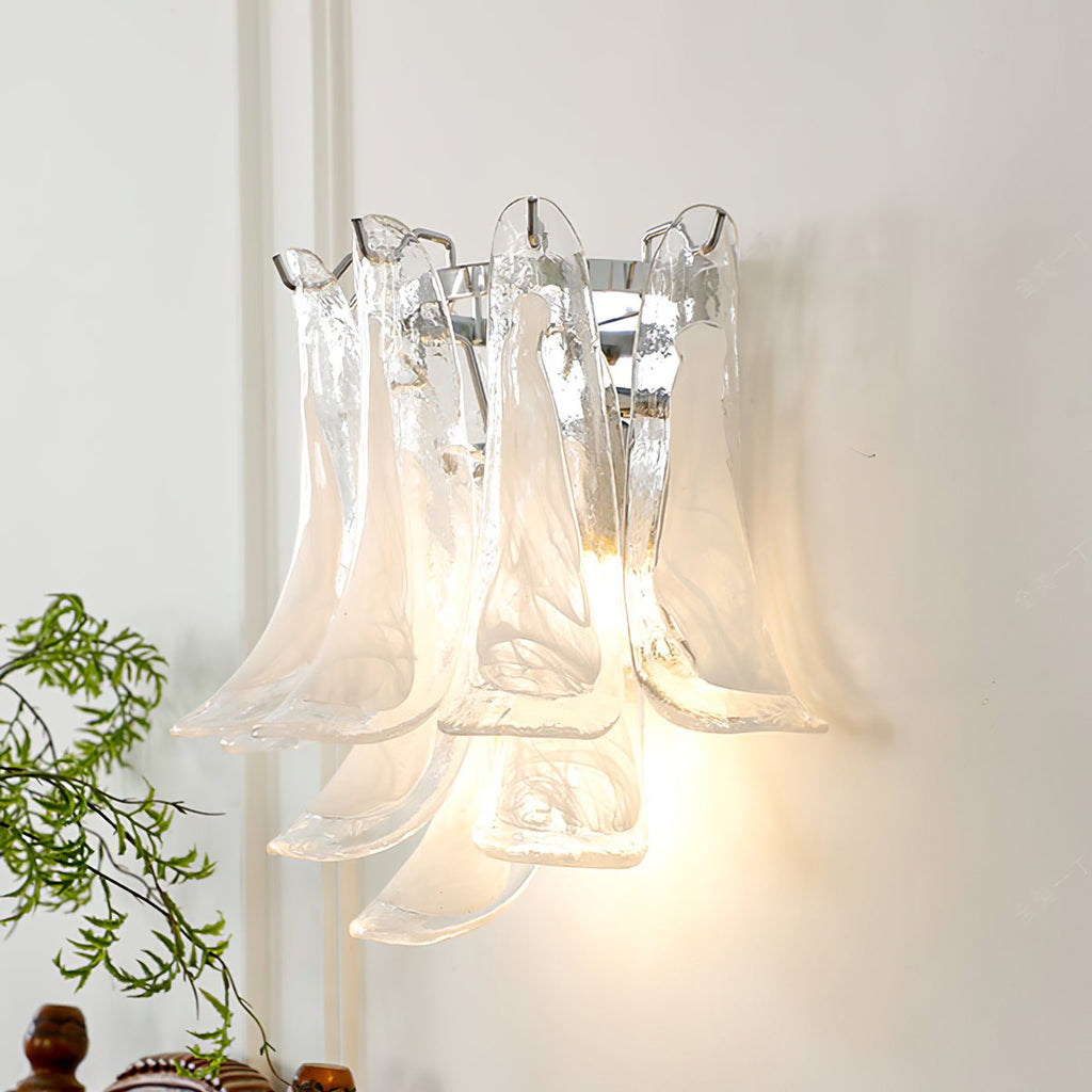 Manorcove Murano Petal Wall Sconce