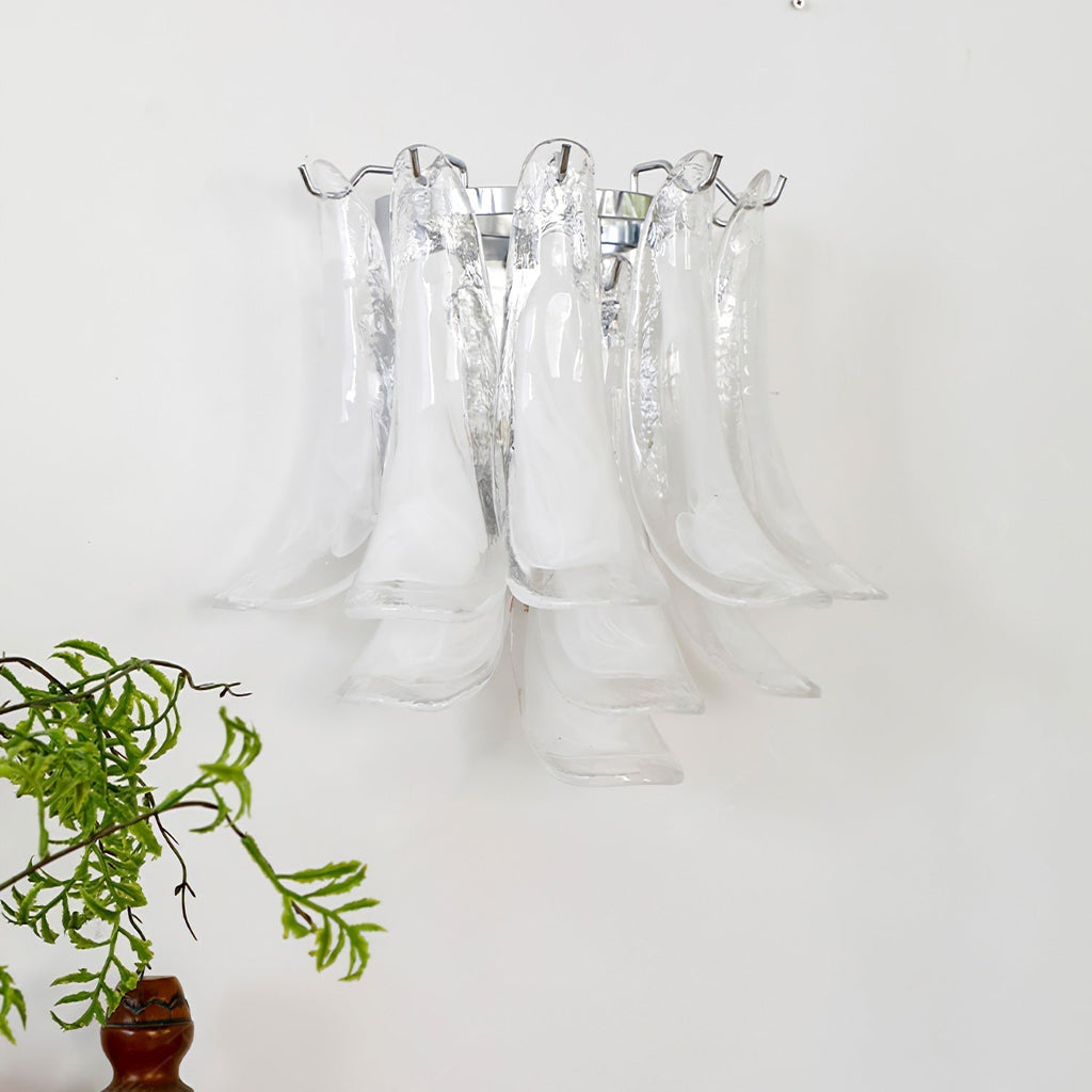 Manorcove Murano Petal Wall Sconce