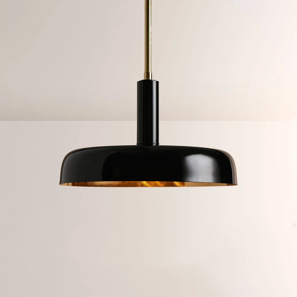 Micah Gloss Lacquer & Brass Pendant