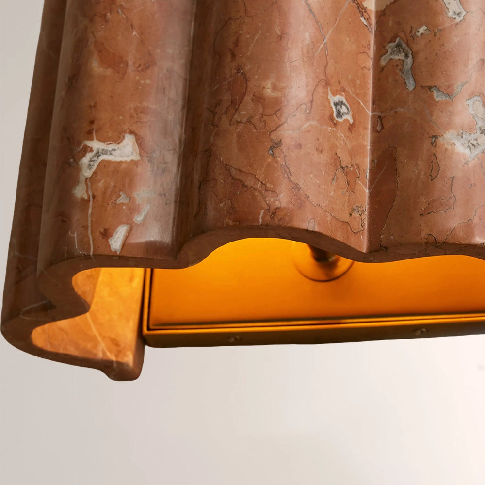Mond Sculptural Marble Wall Sconce