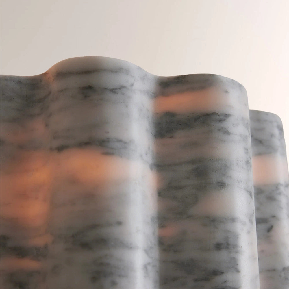 Mond Sculptural Marble Wall Sconce