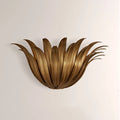 Myra Palm Leaf & Brass Sconce