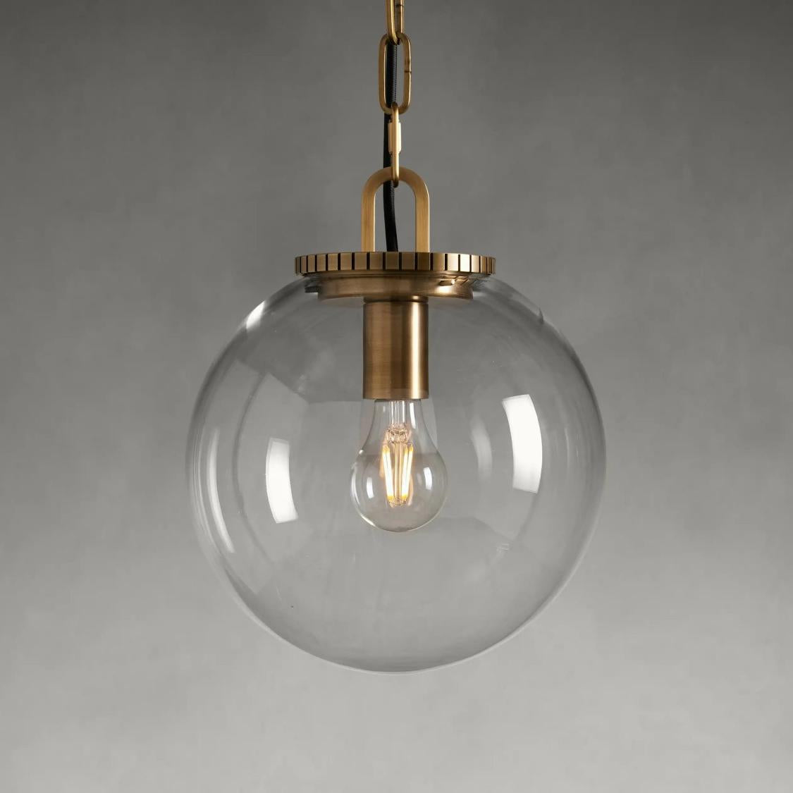 Nelson Globe Pendant with Rod