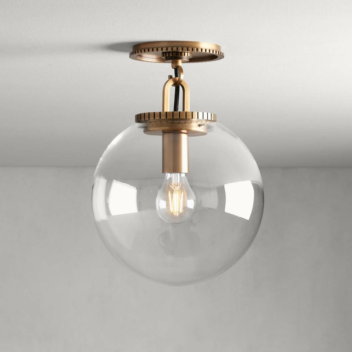 Nelson Globe Flush Mount