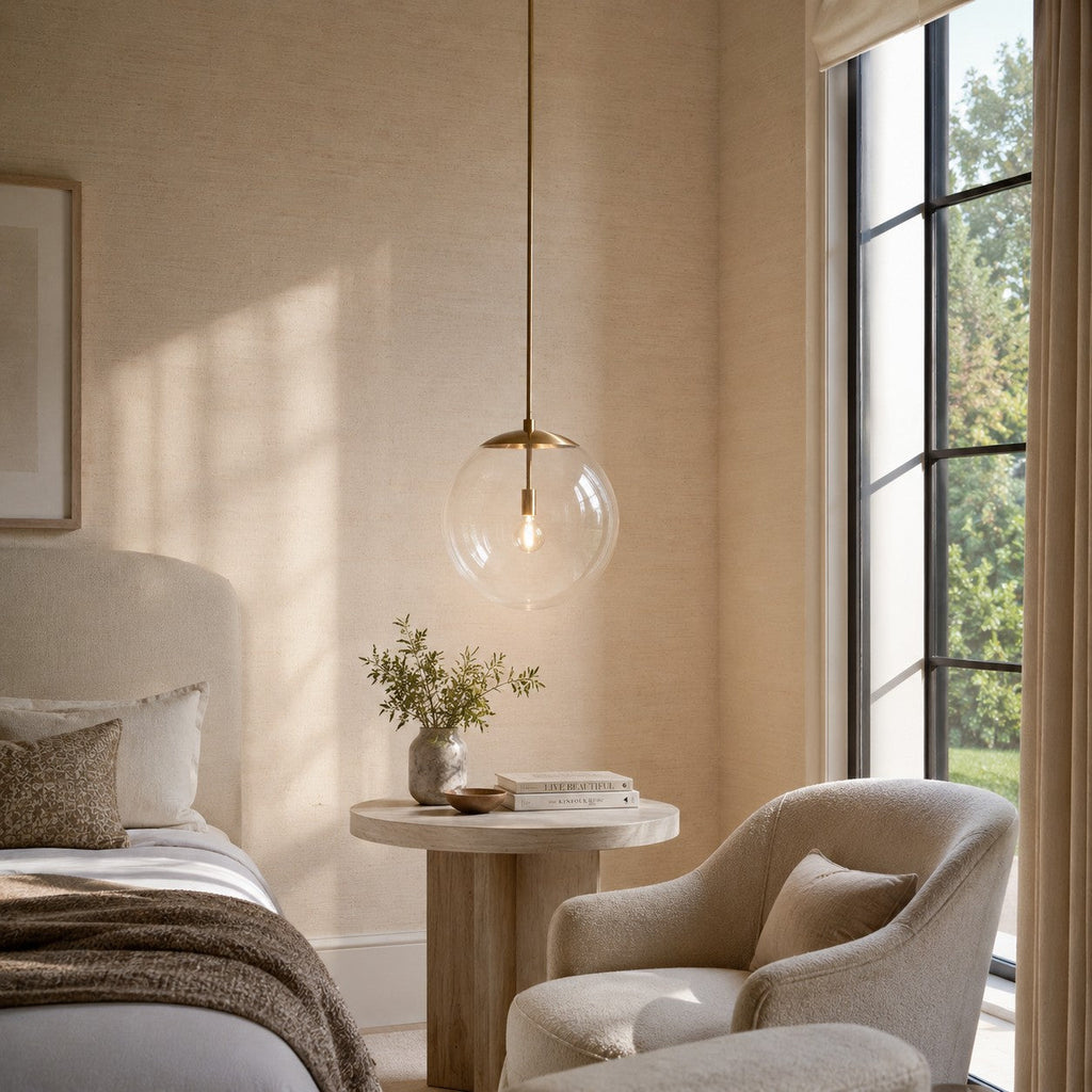 Nelson XL Globe Pendant with Rod