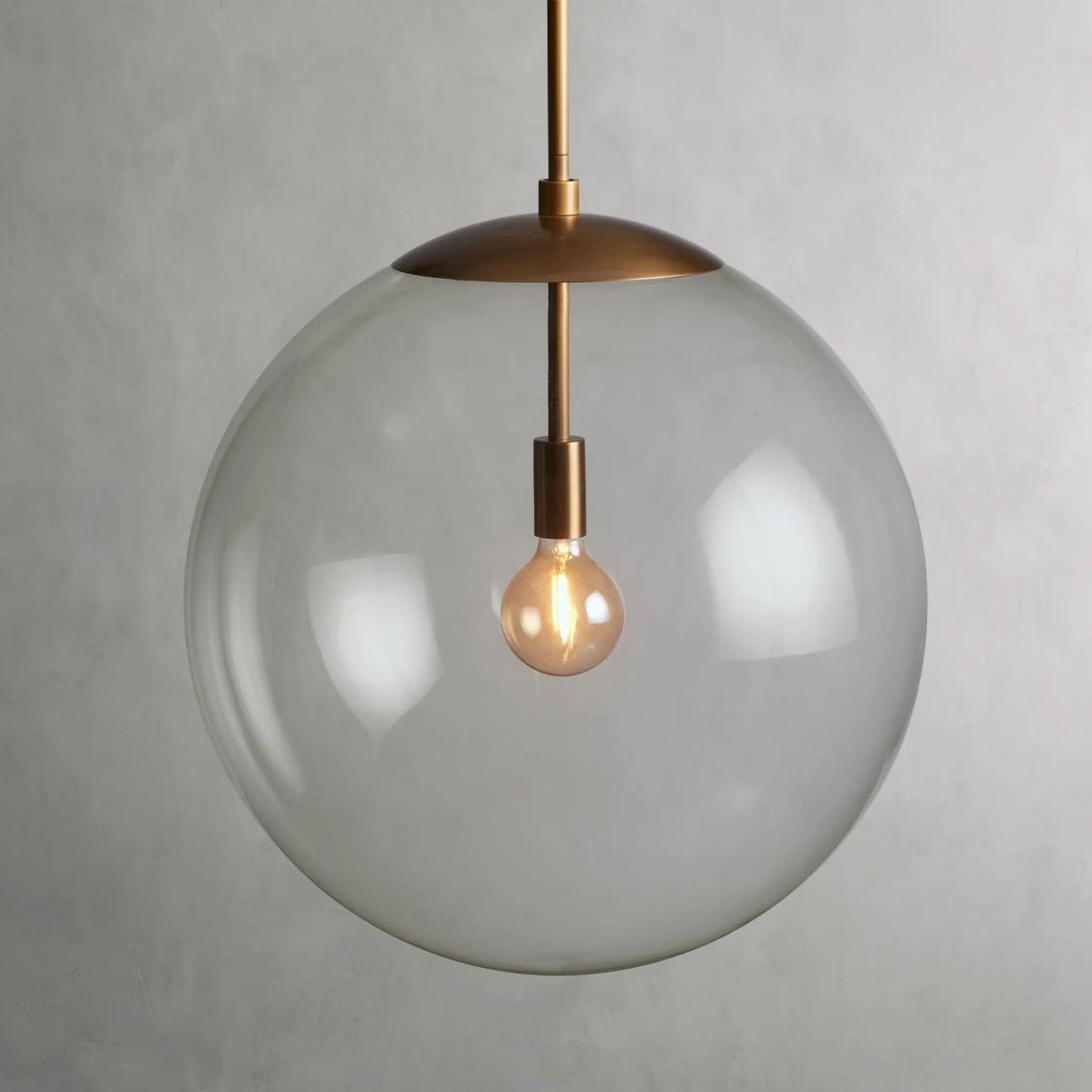 Nelson XL Globe Pendant with Rod