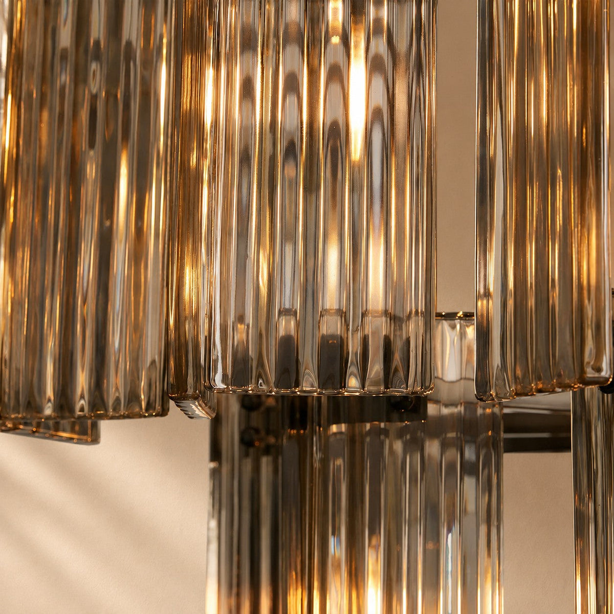 Norris Art Glass Round Chandelier 60"