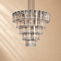 Norris Art Glass Round Chandelier 60"