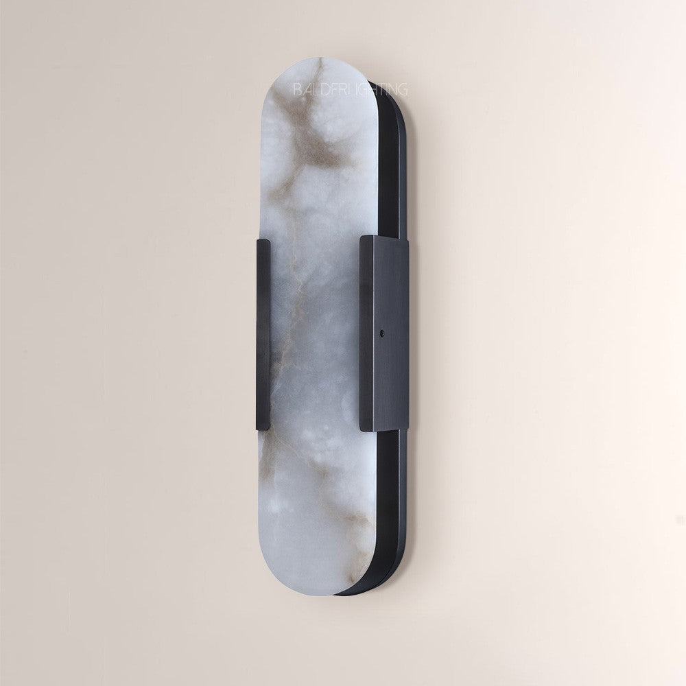 Alabaster OpalEdge Oval Wall Sconce