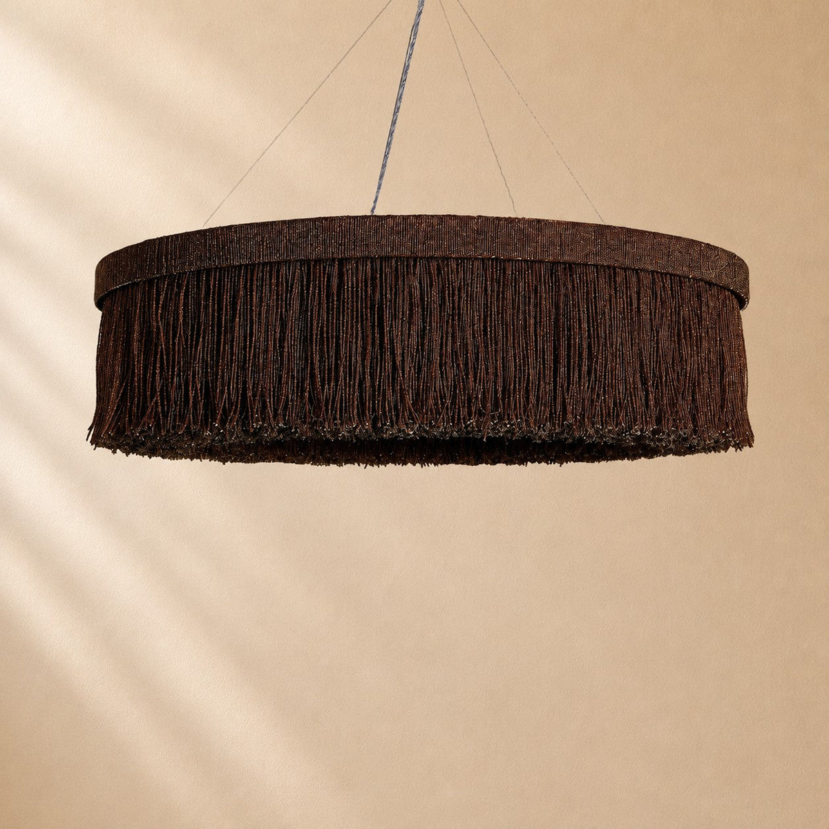 Pater Jute Fringe Round Chandelier