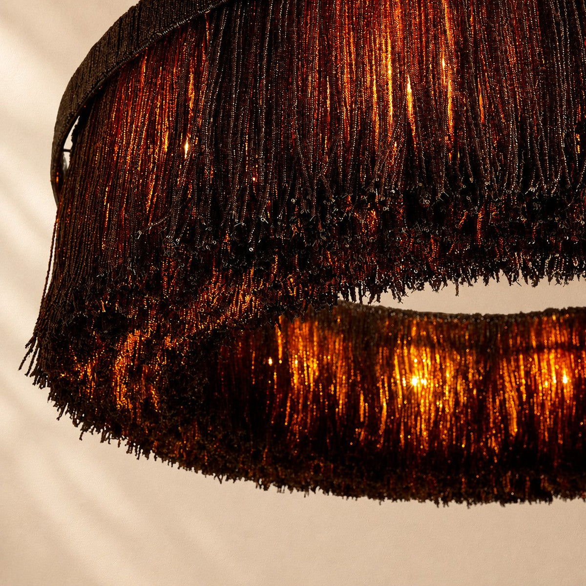 Pater Jute Fringe Round Chandelier