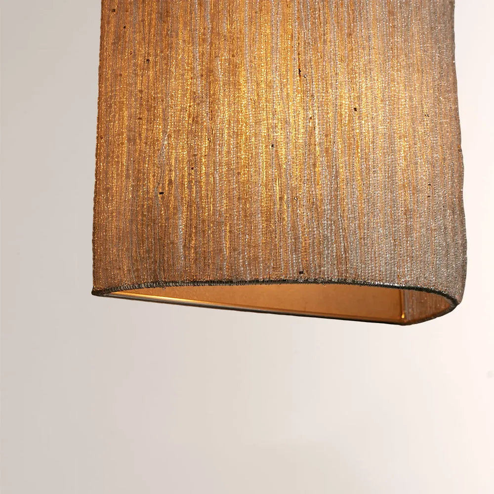 Pater Jute Fringe Beaded Wall Sconce