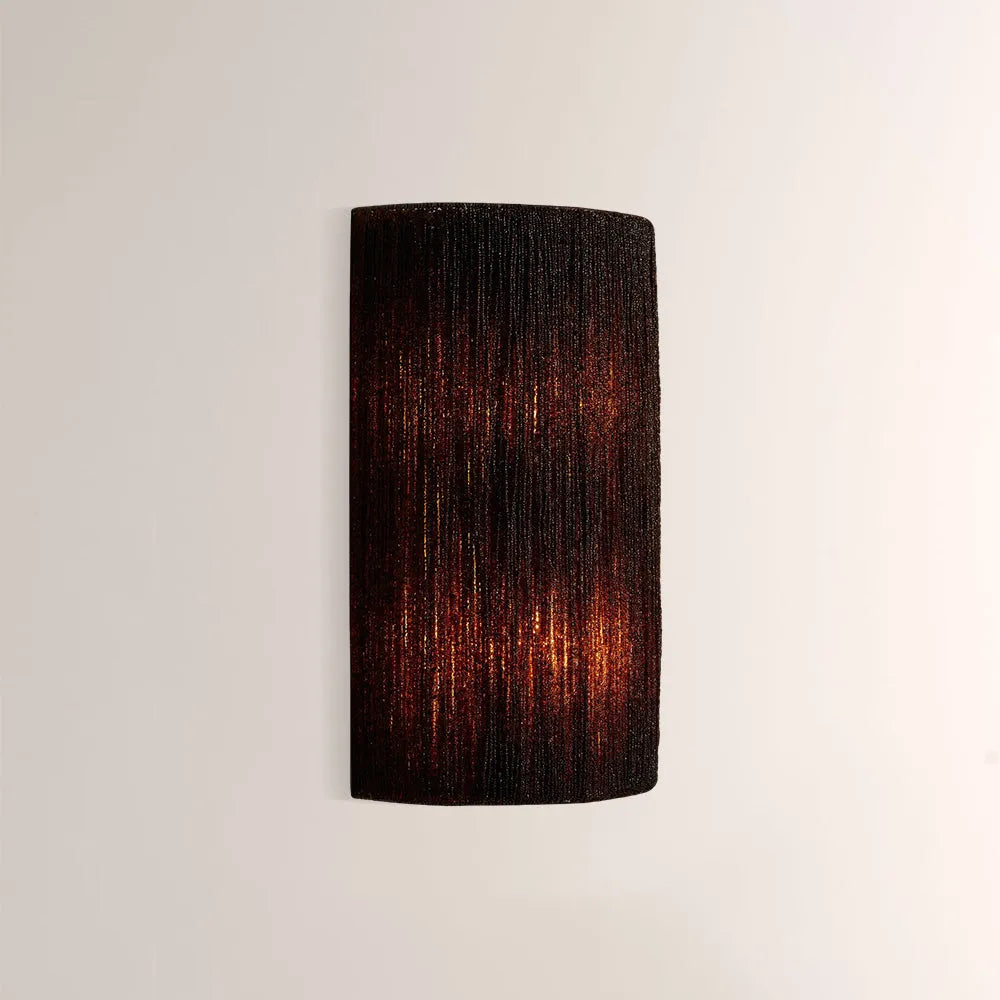 Pater Jute Fringe Beaded Wall Sconce