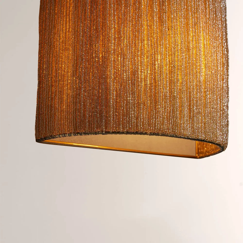 Pater Jute Fringe Beaded Wall Sconce
