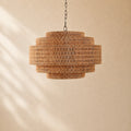 Penn Rattan Chandelier