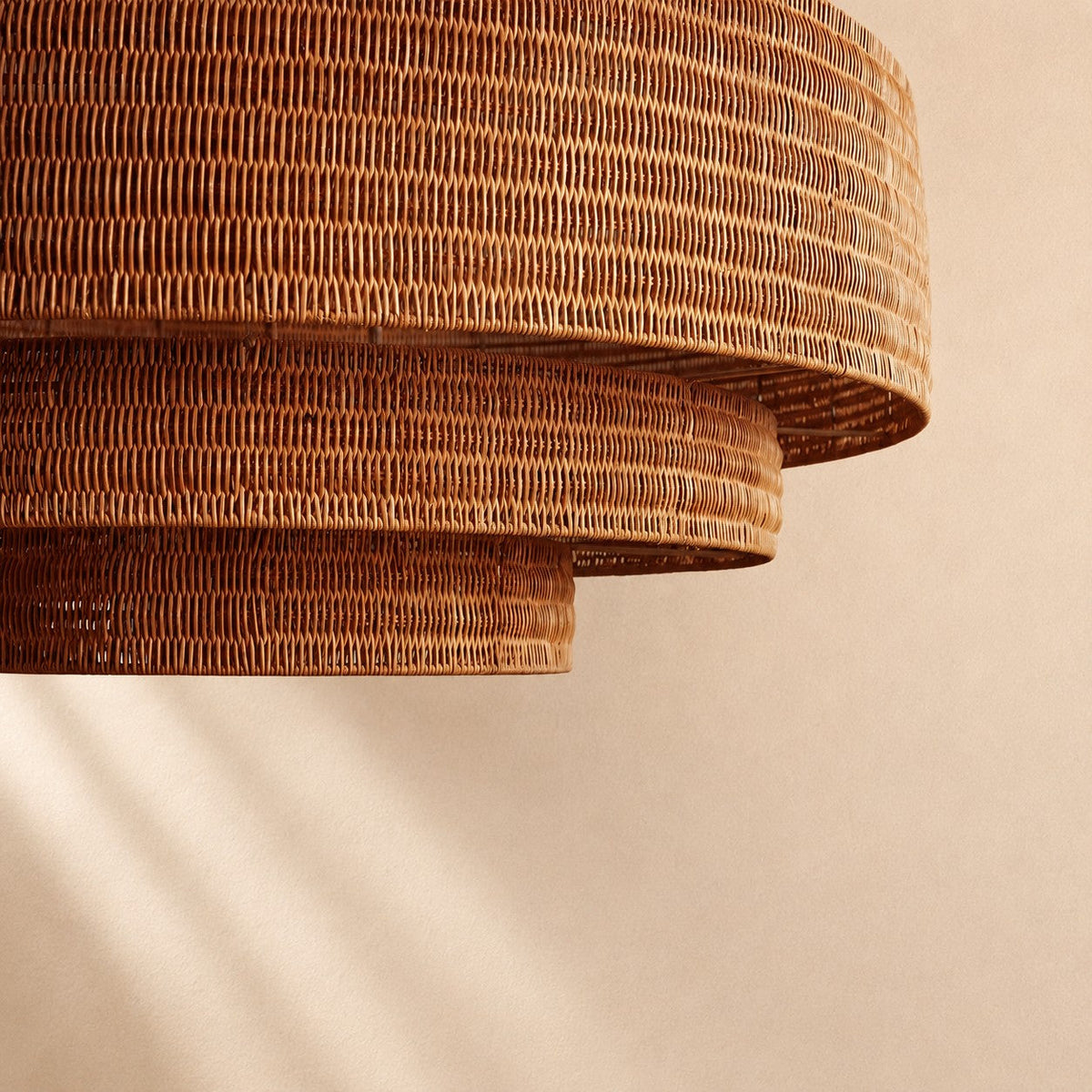 Penn Rattan Chandelier
