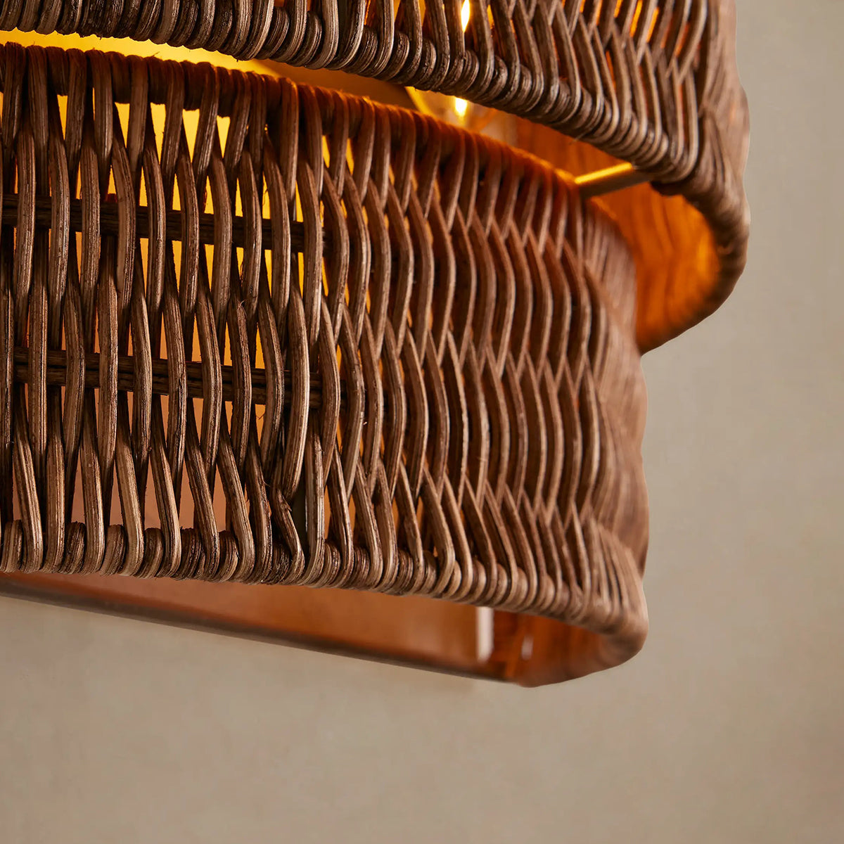 Penn Rattan Wall Sconce