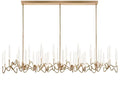Custom Size Pezzo Crystal Long Chandelier L70''