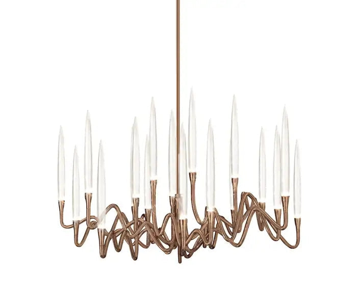 Pezzo Crystal Round Chandelier D33'' 47'' 55''