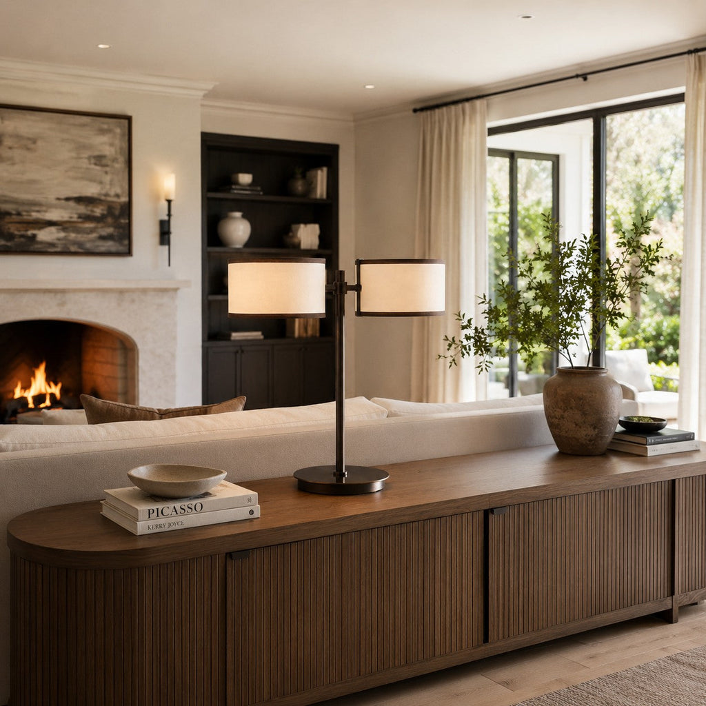 Daphny Dual-Shade Table Lamp