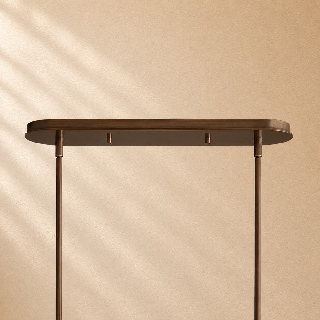 Daphny Linear Metal Drum Chandelier