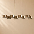 Daphny Linear Metal Drum Chandelier