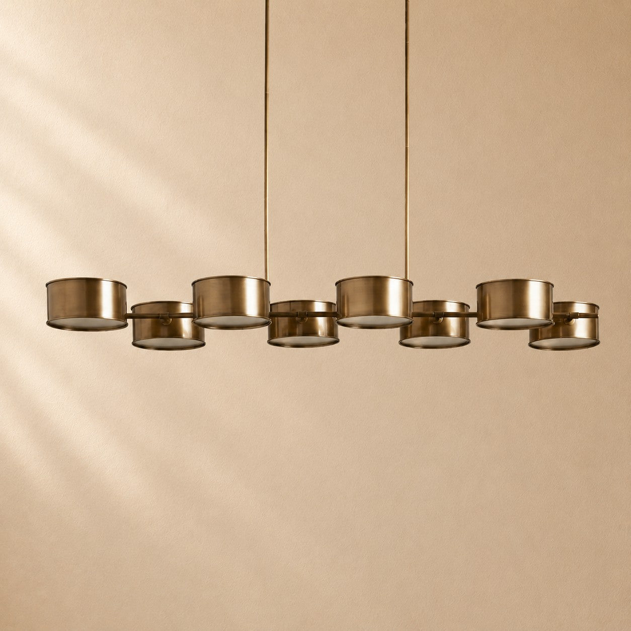 Daphny Linear Metal Drum Chandelier