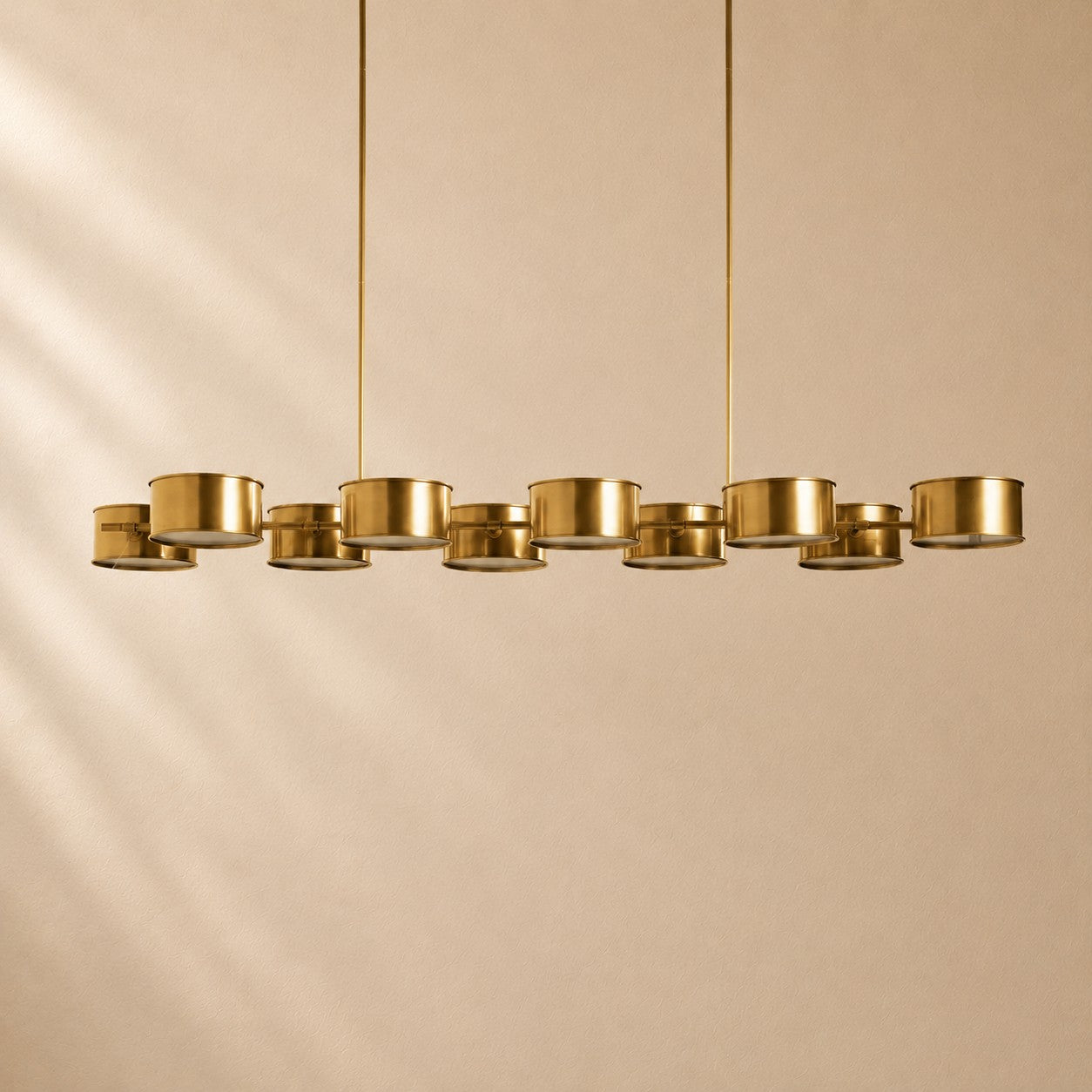Daphny Linear Metal Drum Chandelier