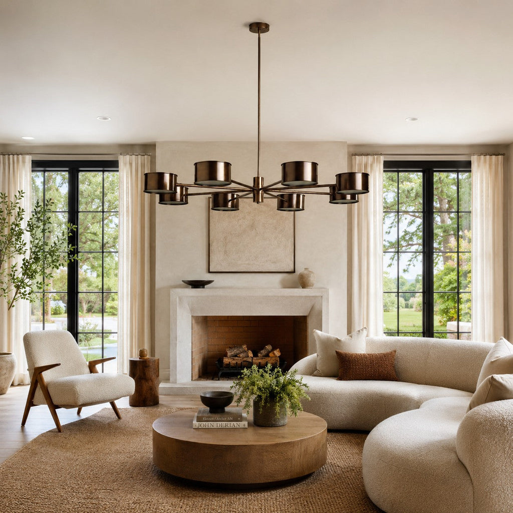 Daphny Metal Round Chandelier