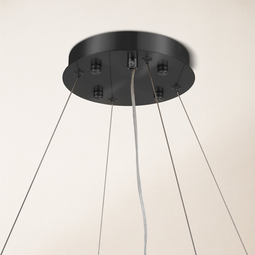 Sawyer Alabaster Round Chandelier