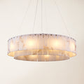 Sawyer Alabaster Round Chandelier