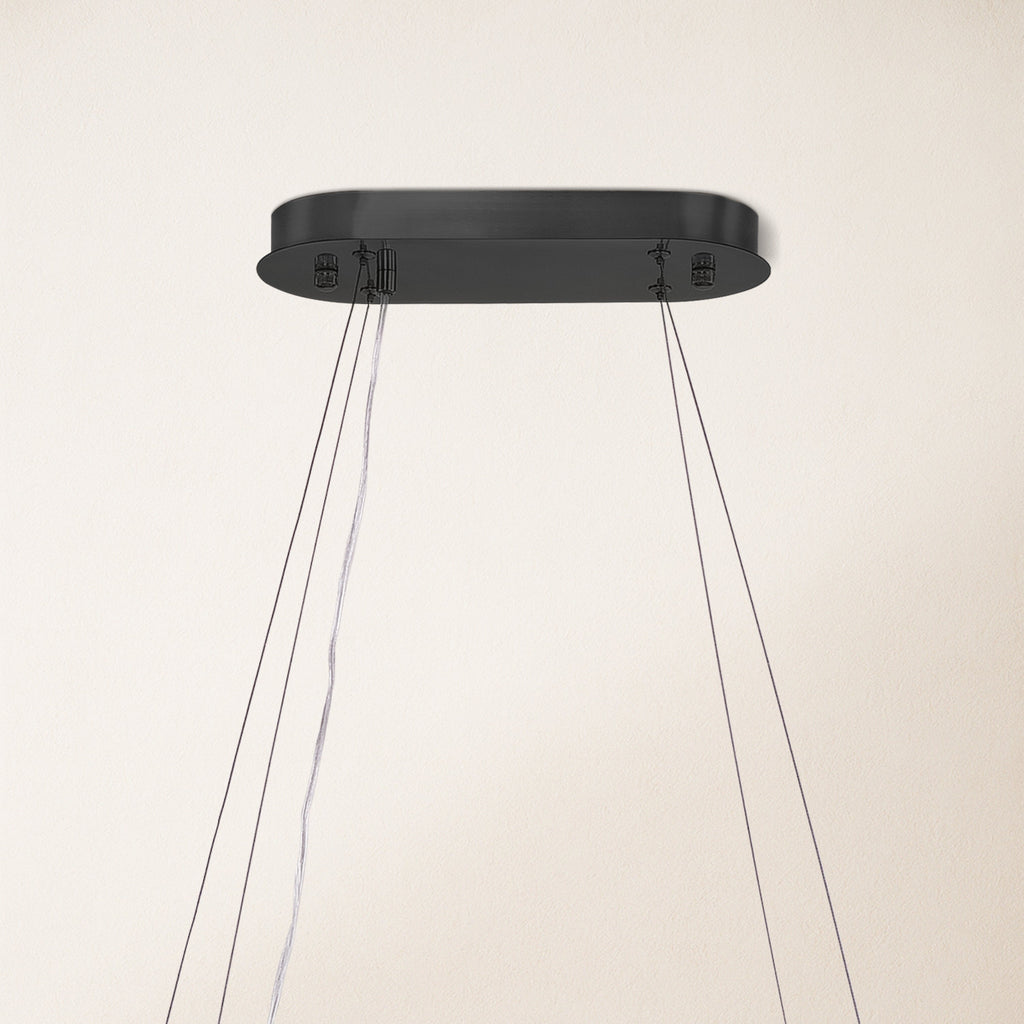 Sawyer Alabaster Rectangle Chandelier