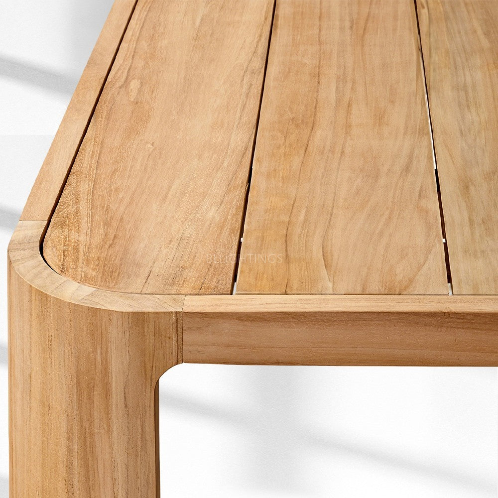 Sedan Teak Rectangular Dining Table