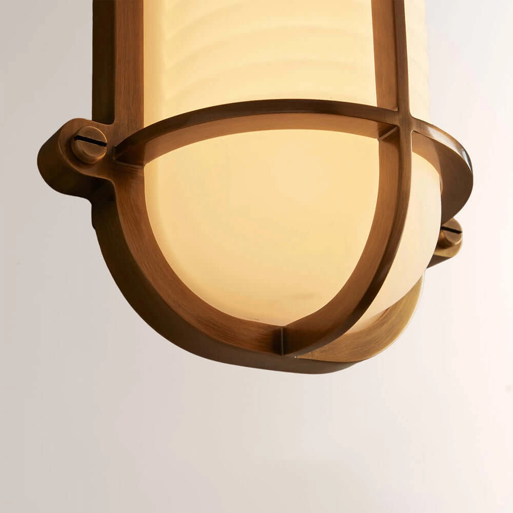 Solara Ribbed Glass Wall Sconce