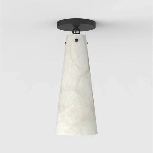 Alabaster Contemporary  Flush Mount