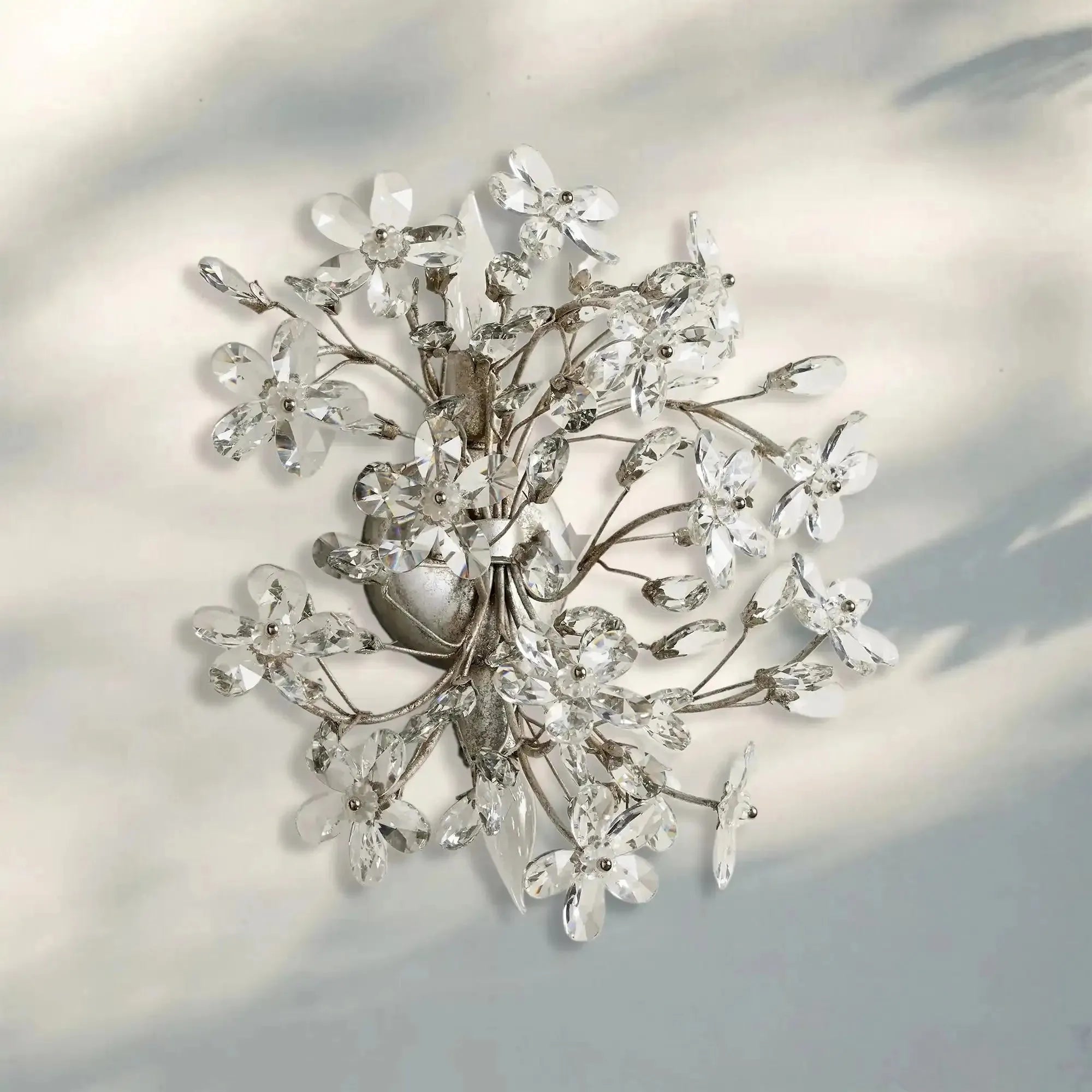 Susan Crystal Blossom Wall Sconce