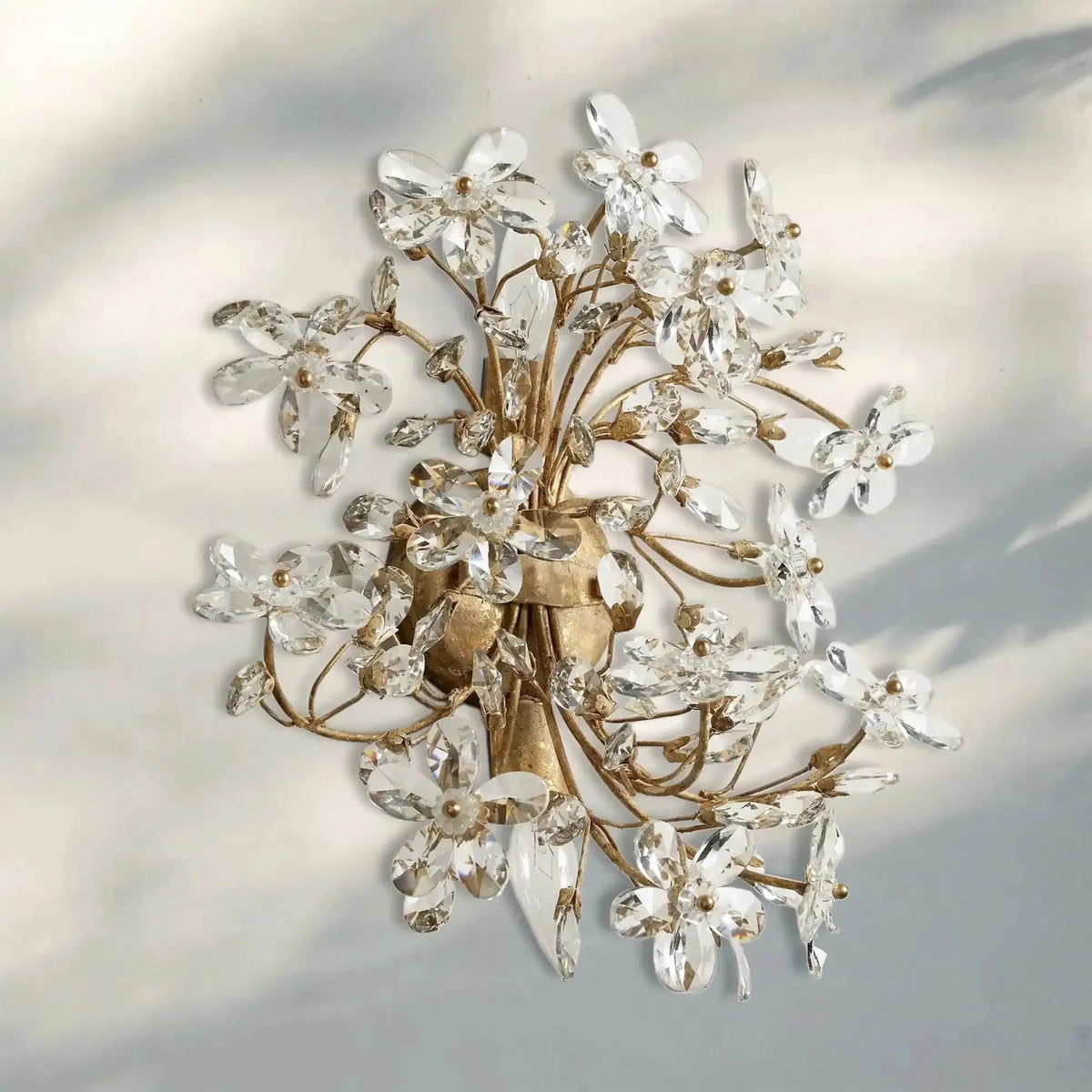 Susan Crystal Blossom Wall Sconce