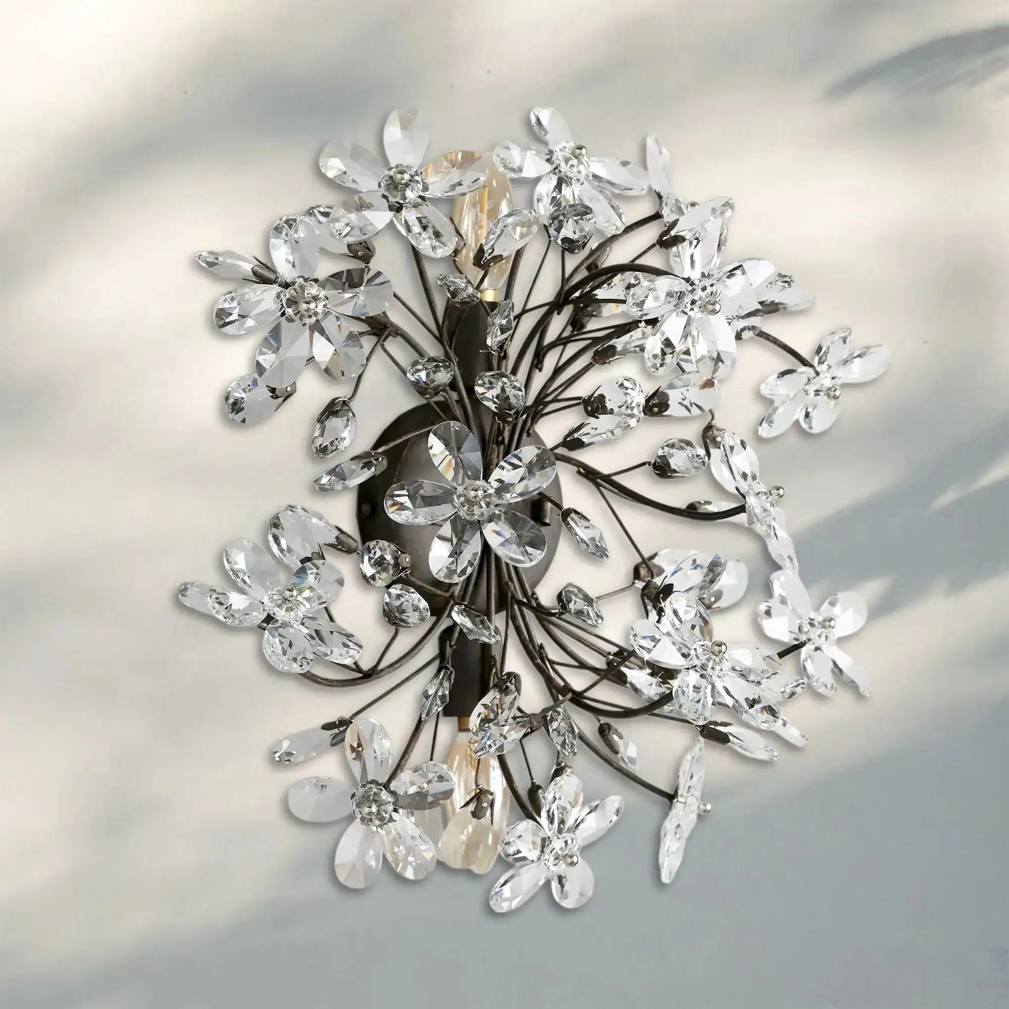 Susan Crystal Blossom Wall Sconce