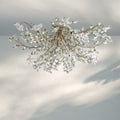 Susan Crystal Floral Flush Mount
