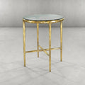 Thomson Glass Round Side Table 18" 22"