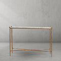 Thomson Rectangle Horn Marble Console Table