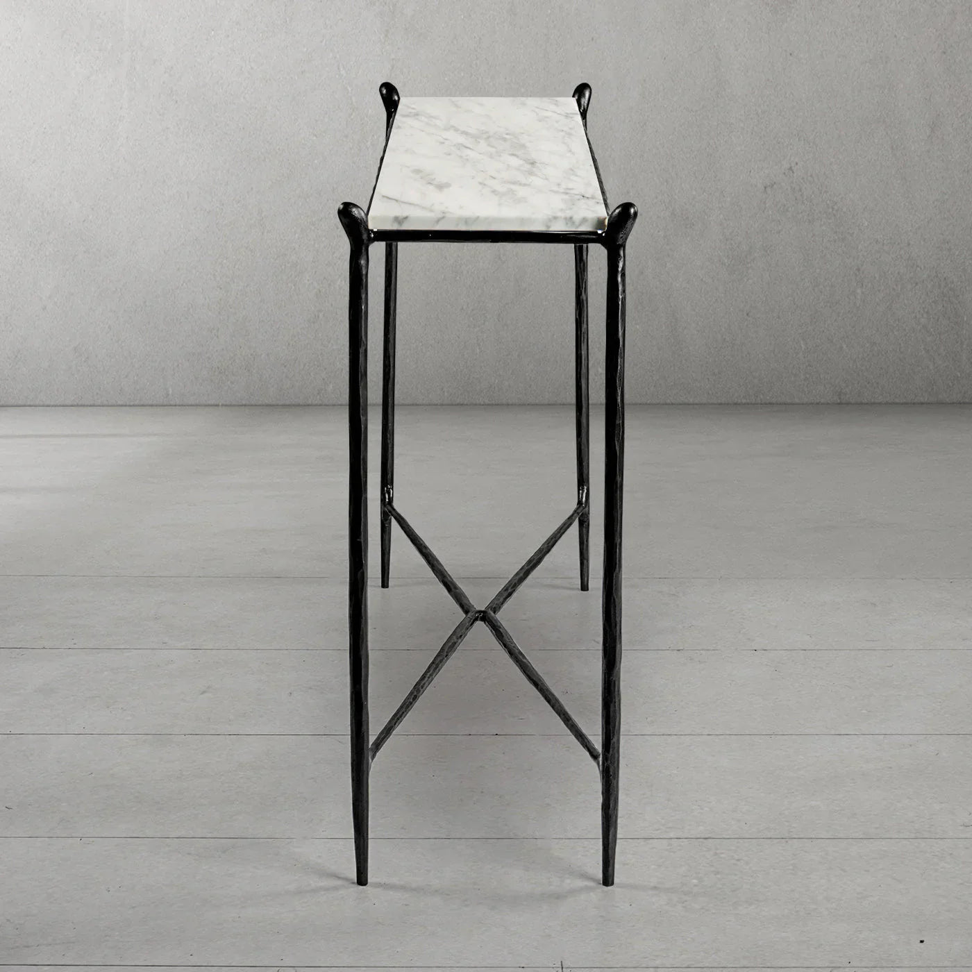 Thomson Rectangle Horn Marble Console Table