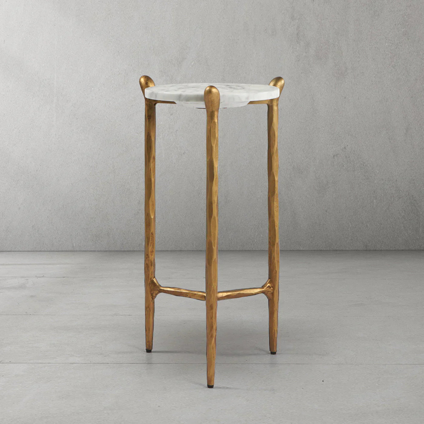 Thomson Round Horn Marble Coffee Table & Side Table